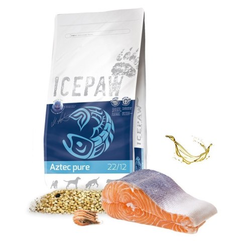 ICEPAW Aztec Pure łosoś z krylem i amarantus karma dla psów 2 kg