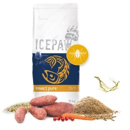ICEPAW Insect pure karma z owadów dla dorosłych psów 15 kg