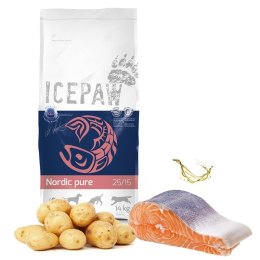 ICEPAW Nordic Pure łosoś karma dla dorosłych psów 14 kg