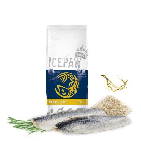 ICEPAW Reset Pure śledź dla psów z nietolerancją pokarmową 2 kg ICEPAW Reset Pure śledź dla psów z nietolerancją pokarmową 2 kg