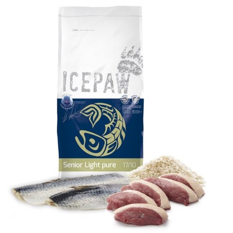 ICEPAW Senior Light pure karma dla starszych psów i z nadwagą 15 kg