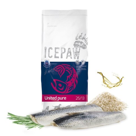 ICEPAW United Pure - śledź - dla psa z wrażliwym układem pokarmowym 14 kg ICEPAW United Pure - śledź - dla psa z wrażliwym układem pokarmowym 14 kg