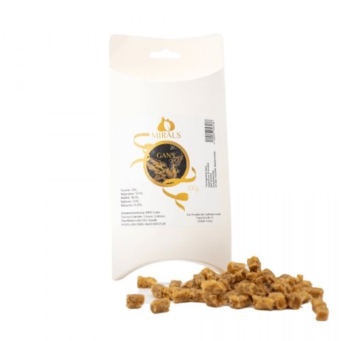 MIRALS Gans Snack - przysmaki treningowe z mięsa gęsiny 100g MIRALS Gans Snack - przysmaki treningowe z mięsa gęsiny 100g