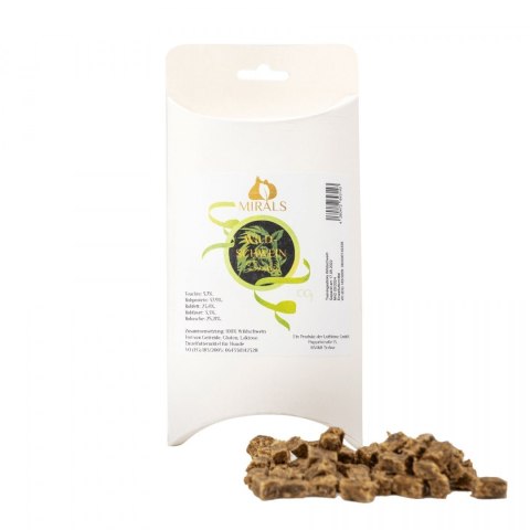MIRALS Wildschwein Snack przysmaki treningowe z mięsa dzika 100g MIRALS Wildschwein Snack przysmaki treningowe z mięsa dzika 100g