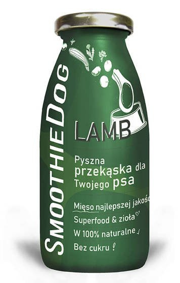 SmoothieDog JAGNIĘCINA 250 ml płynna przekąska dla psa SmoothieDog JAGNIĘCINA 250 ml płynna przekąska dla psa