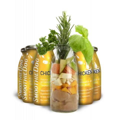 SmoothieDog KURCZAK 250 ml płynna przekąska dla psa SmoothieDog KURCZAK 250 ml płynna przekąska dla psa