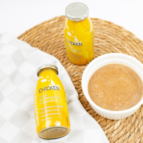 SmoothieDog KURCZAK 250 ml płynna przekąska dla psa SmoothieDog KURCZAK 250 ml płynna przekąska dla psa