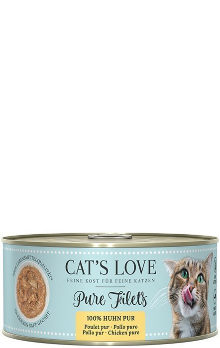 CAT'S LOVE Filet Pur Huhn - filety z kurczaka 100g CAT'S LOVE Filet Pur Huhn - filety z kurczaka 100g