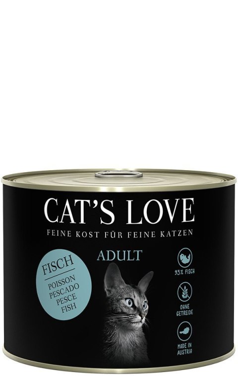 CAT'S LOVE Fisch - ryby z olejem z krokosza i pietruszką 200g CAT'S LOVE Fisch - ryby z olejem z krokosza i pietruszką 200g