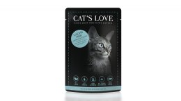 CAT'S LOVE Lachs Pur- łosoś w naturalnej galaretce 12 x 85g