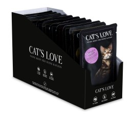 CAT'S LOVE Multipack MIX dla dorosłych kotów 12 szt. x 85g