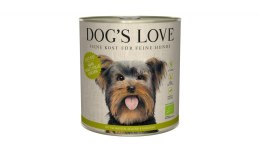 DOG'S LOVE BIO Huhn - kurczak ekologiczny z kaszą gryczaną, selerem i bazylią 800g