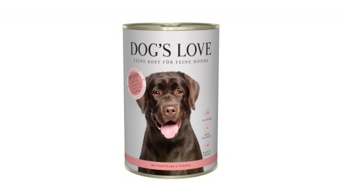 DOG'S LOVE Pferd - konina z pasternakiem i pomidorami 400g DOG'S LOVE Pferd - konina z pasternakiem i pomidorami 400g