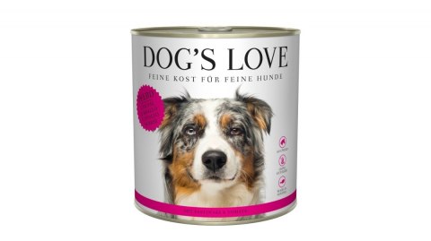 DOG'S LOVE Pferd - konina z pasternakiem i pomidorami 800g DOG'S LOVE Pferd - konina z pasternakiem i pomidorami 800g