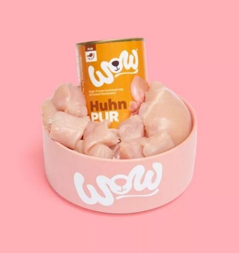 WOW Huhn Pur - czysty kurczak karma monobiałkowa dla psa 6 x 400g WOW Huhn Pur - czysty kurczak karma monobiałkowa dla psa 6 x 400g
