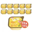 WOW Junior Huhn - kurczak z marchewką i pokrzywą dla szczeniąt 11 x 150g