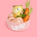 WOW Junior Huhn - kurczak z marchewką i pokrzywą dla szczeniąt 6 szt.x 800g