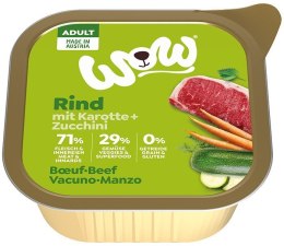 WOW Rind - wołowina z marchewką i cukinią 150g