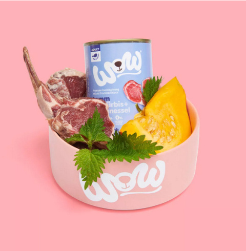 WOW Lamm mit Kürbis – jagnięcina z dynią i pokrzywą 400g WOW Lamm mit Kürbis – jagnięcina z dynią i pokrzywą 400g