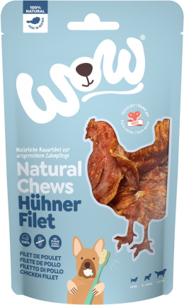 WOW Natural Chews Hühnerfillet suszone filety z kurczaka 250g