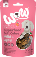 WOW Superfood Soft Cubes Wild dziczyzna z jabłkiem miękkie przysmaki dla psa 150g