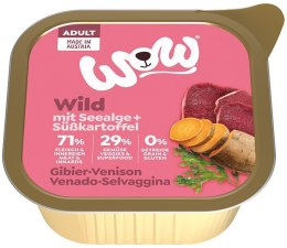 WOW Wild - dziczyzna z algami i batatami 150g