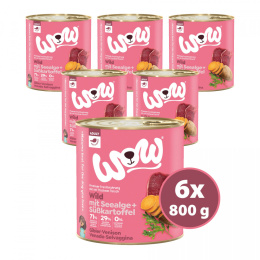 WOW Wild – dziczyzna z algami i batatami 6 x 800g