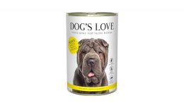 DOG'S LOVE Huhn - kurczak z gruszką, komosą ryżową i marchewką 400g