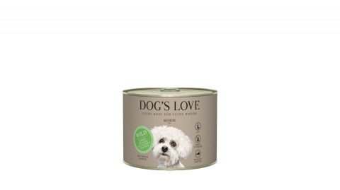 DOG'S LOVE Senior Wild - dziczyzna karma dla starszych psów 200g