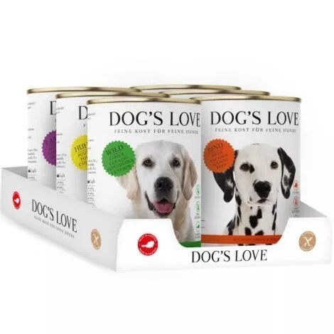 DOG'S LOVE Multipack zestaw karmy dla psa 6 x MIX 400g DOG'S LOVE Multipack zestaw karmy dla psa 6 x MIX 400g