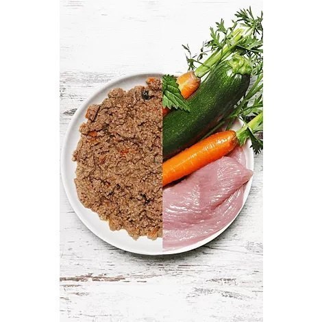 DOG'S LOVE Pute - indyk z jabłkami, cukinią i olejem z orzechów włoskich 200g DOG'S LOVE Pute - indyk z jabłkami, cukinią i olejem z orzechów włoskich 200g