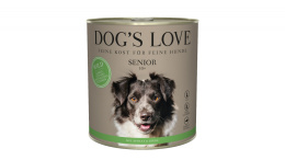 DOG'S LOVE Senior Wild - dziczyzna karma dla starszych psów 800g