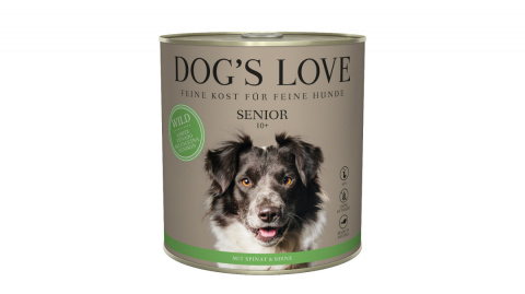 DOG'S LOVE Senior Wild - dziczyzna karma dla starszych psów 800g DOG'S LOVE Senior Wild - dziczyzna karma dla starszych psów 800g