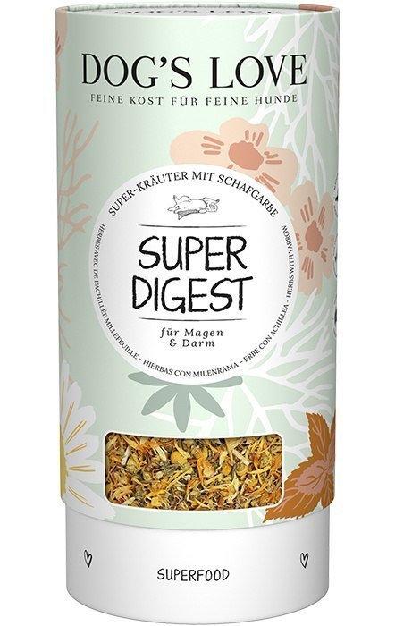 DOG'S LOVE Super Digest - zioła dla psa z krwawnikiem dla zdrowej flory jelitowej 70g DOG'S LOVE Super Digest - zioła dla psa z krwawnikiem dla zdrowej flory jelitowej 70g