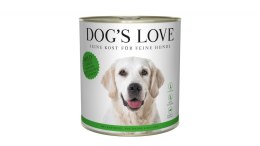 DOG'S LOVE WILD dziczyzna z marchewką, selerem 6 x 800g