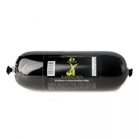 MIRALS Kaninchen kiełbasa z mięsa królika 400g MIRALS Kaninchen kiełbasa z mięsa królika 400g