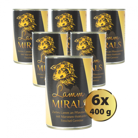 MIRALS Lamm - Delikatna jagnięcina na powidłach śliwkowych z kasztanami, dynią hokkaido i koprem włoskim 6 x 400g MIRALS Lamm - Delikatna jagnięcina na powidłach śliwkowych z kasztanami, dynią hokkaido i koprem włoskim 6 x 400g
