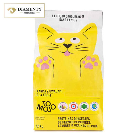 TOMOJO Junior karma z białka owadów dla kociąt 2,5kg TOMOJO Junior karma z białka owadów dla kociąt 2,5kg