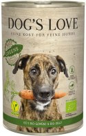 DOG'S LOVE BIO GREENS warzywno-owocowa karma dla psów 6 x 400g