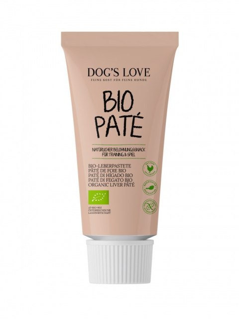 DOG'S LOVE BIO Pate ekologiczna pasta mięsna dla psa 80g