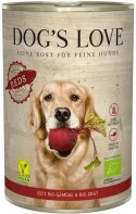 DOG'S LOVE BIO REDS warzywno-owocowa karma dla psów 6 x 400g