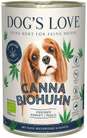 DOG'S LOVE Canna Canis - BIO kurczak z konopiami 6 x 400g