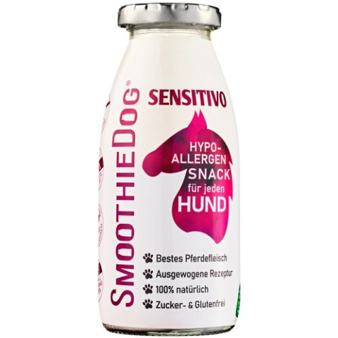 SmoothieDog SENSITIVO Konina dla psa z alergią pokarmową 250ml SmoothieDog SENSITIVO Konina dla psa z alergią pokarmową 250ml