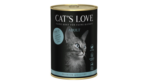 CAT'S LOVE Fisch - ryby z olejem z krokosza i pietruszką 400g CAT'S LOVE Fisch - ryby z olejem z krokosza i pietruszką 400g