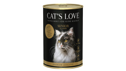 CAT'S LOVE Senior Ente - kaczka z olejem z krokosza 6 x 400g