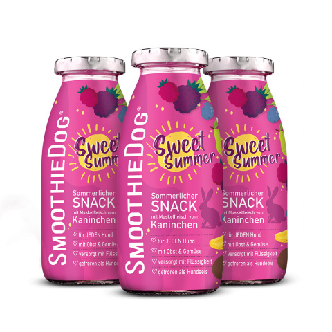 SmoothieDog Kaninchen Sweet Summer KRÓLIK z marchewką i owocami 250ml SmoothieDog Kaninchen Sweet Summer KRÓLIK z marchewką i owocami 250ml