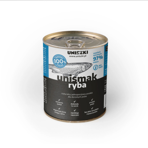 UNISZKI UNIsmak ryba 800 g 97% mięsa UNISZKI UNIsmak ryba 800 g 97% mięsa