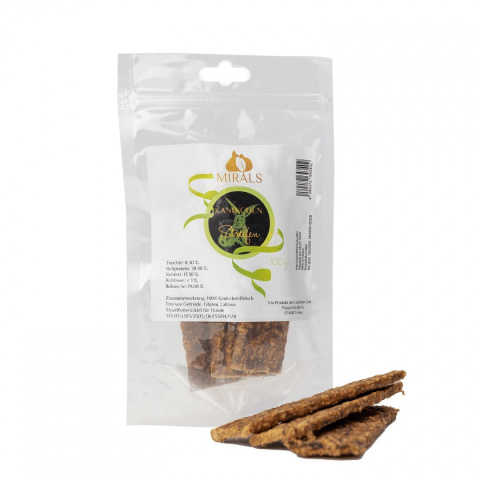 MIRALS Kaninchen Streifen paski mięsa królika 100g MIRALS Kaninchen Streifen paski mięsa królika 100g