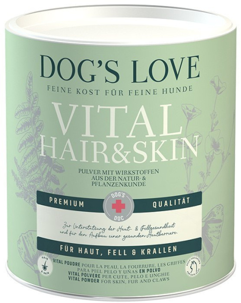 DOG’S LOVE DOC VITAL Hair & Skin - preparat na skórę i sierść dla psa 350g DOG’S LOVE DOC VITAL Hair & Skin - preparat na skórę i sierść dla psa 350g