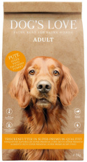 DOG'S LOVE Pute - indyk z batatami i cukinią 2kg